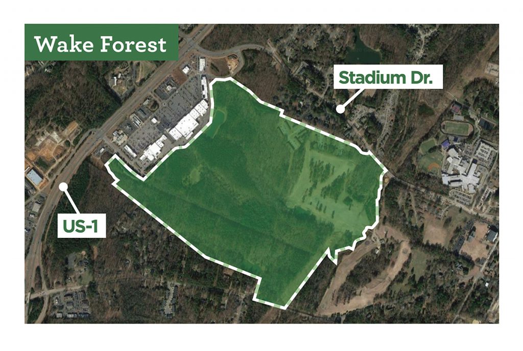 WakeForest Full Page Map